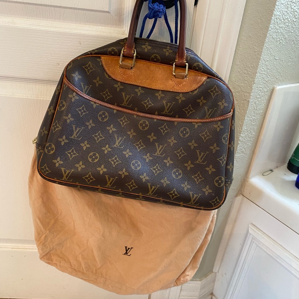 Louis Vuitton Brown Monogram Travel Bag